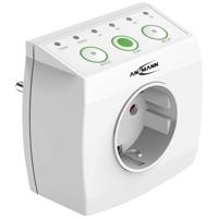 ANSMANN timer stopcontact AES1.3 / Individueel instelbaar energiebesparend stopcontact met afteltimer voor ventilatorkachels, ventilatoren, strijkijzers, koffiezetapparaten, wasmachines, enz.