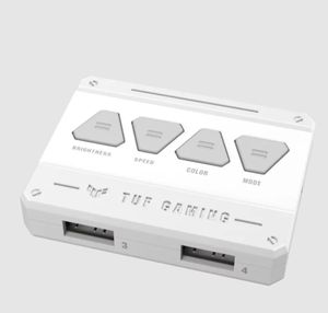 ASUS TUF GAMING TF120 ARGB WHITE EDITION 3IN1 Computer behuizing Luchtkoeler 12 cm Wit 3 stuk(s)