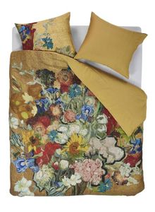 Beddinghouse x Van Gogh Museum Bouquet dAnniversaire dekbedovertrek Gold