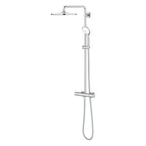 GROHE Euphoria Regendoucheset Opbouw - hoofddouche 31cm - handdouche rond - thermostatisch - chroom 26723000