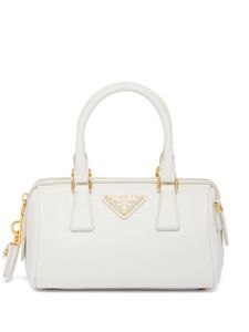 Prada sac à main en cuir Saffiano - Blanc