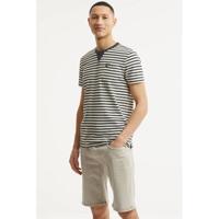 PME Legend gestreept T-shirt antraciet/ecru