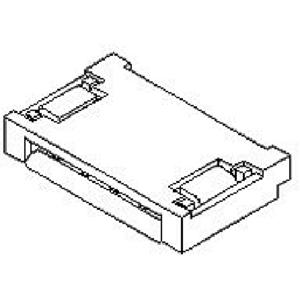 Molex 512811094 FFC/FPC-aansluiting Totaal aantal polen: 10 Rastermaat: 0.5 mm Inhoud: 1 stuk(s) Tape on Full reel