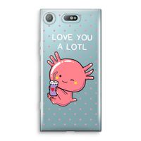 Love You A Lotl: Sony Xperia XZ1 Compact Transparant Hoesje - thumbnail