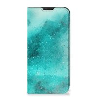 Bookcase Samsung Galaxy Xcover 6 Pro Painting Blue