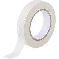 TOOLCRAFT 93038c188 crêpetape wit (L x B) 50m x 25mm, 3 stuks