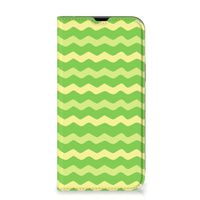 iPhone 13 Pro Max Hoesje met Magneet Waves Green