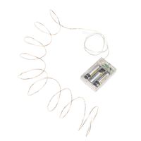 Konstsmide 1461-860 Micro-lichtketting Binnen werkt op batterijen Aantal lampen 40 LED Barnsteen Verlichte lengte: 3.90 m