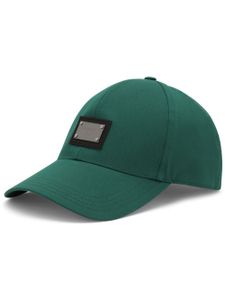 Dolce & Gabbana casquette DG Essentials à plaque logo - Vert