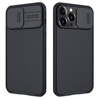 Nillkin CamShield Pro iPhone 13 Pro Max Hybrid Case - Zwart