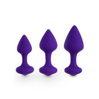 Feelztoys - Bibi Butt Plug Set Paars - thumbnail