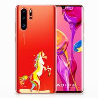 Huawei P30 Pro Telefoonhoesje met Naam Horse Color