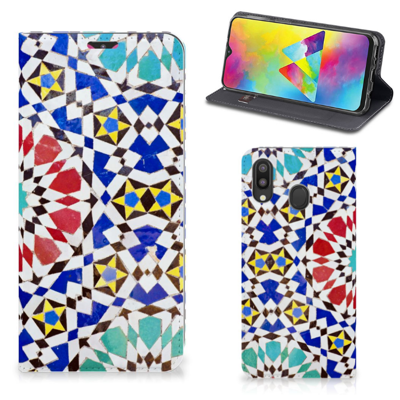 Samsung Galaxy M20 Standcase Mozaïek Samsung Galaxy M20 Standcase Mozaïek