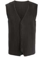 Homme Plissé Issey Miyake Tailored Pleats waistcoat - Vert