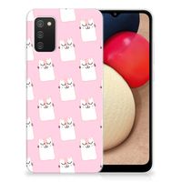 Samsung Galaxy A02s TPU Hoesje Sleeping Cats