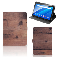 Lenovo Tab E10 Tablet Book Cover Old Wood - thumbnail