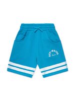 Off-White Kids short en jersey à logo imprimé - Bleu