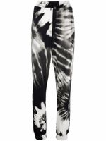 Philipp Plein pantalon de jogging à imprimé tie-dye - Noir