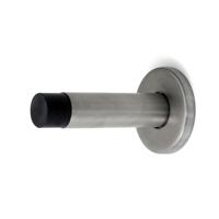 DulimexDeurstopper/deurbuffer - 1x - 50 x 86mm - inclusief schroeven - RVS - wandmodel   - - thumbnail