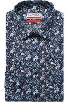 Marvelis Modern Fit Overhemd marine/blauw, Motief