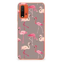 Xiaomi Poco M3 TPU Hoesje Flamingo - thumbnail