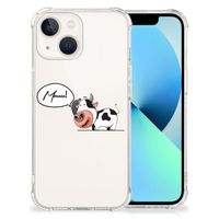 iPhone 13 Stevig Bumper Hoesje Cow