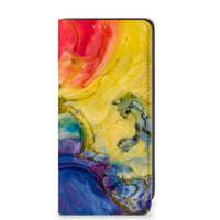 Bookcase Samsung Galaxy A41 Watercolor Dark