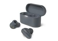 Philips TAT3508BK/00 True Wireless Hoofdtelefoon | Natuurlijk Geluid Siliconen Oordopjes | Ruisonderdrukking | Tot 21 Uur Speeltijd | Bluetooth | Microfoon | USB-C-kabel | IPX4 Waterbestendig | Zwart