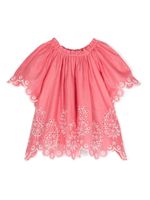 ZIMMERMANN Kids blouse en broderie anglaise - Rose