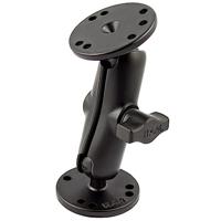 RAM Mount Dual Socket Arm W/2 2,5 inch ronde basis
