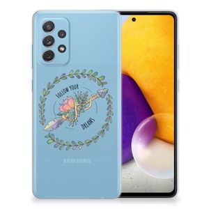 Samsung Galaxy A72 Telefoonhoesje met Naam Boho Dreams