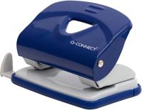 Perforator Q-Connect, metaal, 20 vellen, blauw/grijs