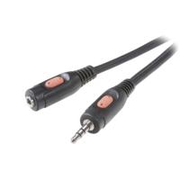 SpeaKa Professional SP-7869784 Jackplug Audio Verlengkabel [1x Jackplug male 3,5 mm - 1x Jackplug female 3,5 mm] 5.00 m Zwart - thumbnail