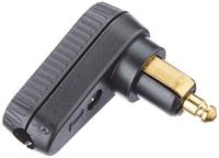 BAAS Â Baas DIN-hoekstekker BA12 belastbaarheid stroom max.=8A geschikt voor (details) standaard stopcontacten, zwart