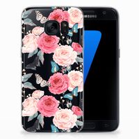 Samsung Galaxy S7 TPU Case Butterfly Roses