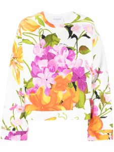 Viktor & Rolf t-shirt à fleurs - Blanc