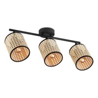 Light depot - LED opbouwspot Ratan 3L - zwart - Outlet - thumbnail