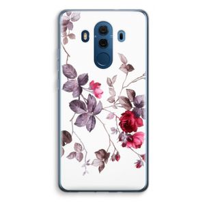 Mooie bloemen: Huawei Mate 10 Pro Transparant Hoesje