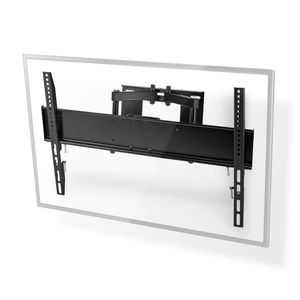 Nedis TVWM3551BK Draai- En Kantelbare Tv-muurbeugel 37-80 " Maximaal Schermgewicht: 35 Kg Kantelbaar Draaibaar Minimale Muurafstand: 55 Mm Maximale Muurafstand: 330 Mm 6 Draaipunt(en) Staal Zwart