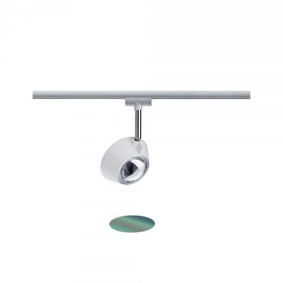 Paulmann URail Sabik 230V-railsysteem lamp URail LED vast ingebouwd 13 W LED Chroom (mat), Wit (mat)