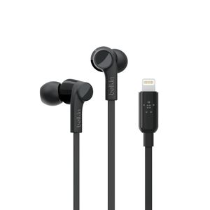 Belkin ROCKSTAR™ in-ear oordopjes met Lightning connector - Zwart