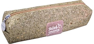 Unicorn etui Bling Bling 20 x 4,5 cm glitter/polyester goud Unicorn etui Bling Bling 20 x 4,5 cm glitter/polyester goud