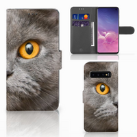 Telefoonhoesje met Pasjes Samsung Galaxy S10 Britse Korthaar - thumbnail