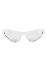 Dolce & Gabbana Eyewear lunettes de soleil tintées à monture oversize - Blanc