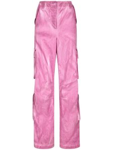 Dolce & Gabbana pantalon ample en coton à poches cargo - Rose