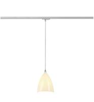 SLV 1-fase systeemarmatuur TONGA 4 / spot, led spot, plafondspot, plafondarmatuur, railsysteem, binnenverlichting / E14 60W grijs