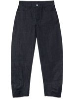 Jil Sander cropped tapered jeans - Noir