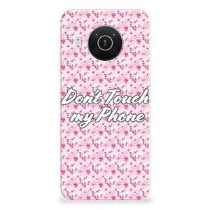 Nokia X10 | X20 Silicone-hoesje Flowers Pink DTMP