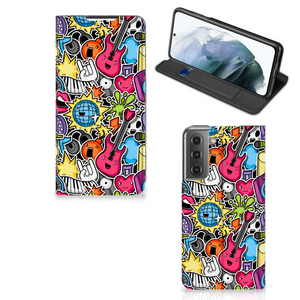 Samsung Galaxy S21 FE Hippe Standcase Punk Rock