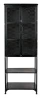Dutchbone Opbergkast Denver 160.5 x 60cm - Zwart